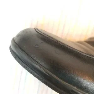 Prada | Shoes | Mens Prada Black Leather Penny Loafers Size  display picture 1